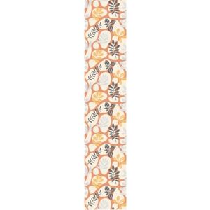 Ambiance Sticker Non-Woven Wallpaper Pre-Pasted Roll Orange Tropical Leaves Decorative Adhesive – 1 Roll H300 x W60 cm Ambiance Sticker Non-Woven Wallpaper Pre-Pasted Roll Orange Tropical Leaves Decorative Adhesive – 1 Roll H300 x W60 cm