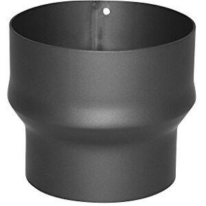 Kamino-Flam Stove Pipe Increaser, Senotherm Coated Round Chimney Flue Connection, Heat Resistant Chimney Adapter, Stove Pipe Extension Ø 150 mm to Ø 180 mm, Cast Iron Grey Kamino-Flam Stove Pipe Increaser, Senotherm Coated Round Chimney Flue Connection, Heat Resistant Chimney Adapter, Stove Pipe Extension Ø 150 mm to Ø 180 mm, Cast Iron Grey