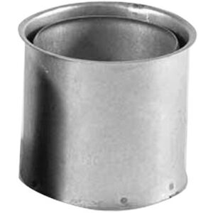 Kamino-Flam Double Wall Lining for Stove Pipes, Double Wall Chimney Pipe Ø 150 mm Diameter, Hot-dip Aluminised (FAL) Steel Double Wall Flue Pipe, Silver Kamino-Flam Double Wall Lining for Stove Pipes, Double Wall Chimney Pipe Ø 150 mm Diameter, Hot-dip Aluminised (FAL) Steel Double Wall Flue Pipe, Silver