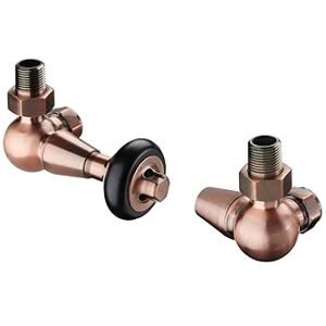 Terma Radiator Valves, Antique Copper Terma Radiator Valves, Antique Copper