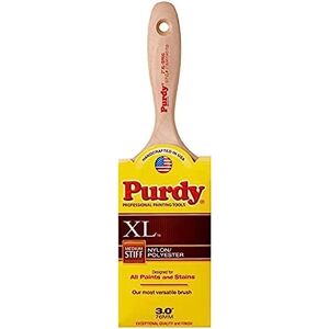 Purdy XL Sprig Nylon/Polyester Brush Flat Trim, Blend, Wood, 3 Purdy XL Sprig Nylon/Polyester Brush Flat Trim, Blend, Wood, 3