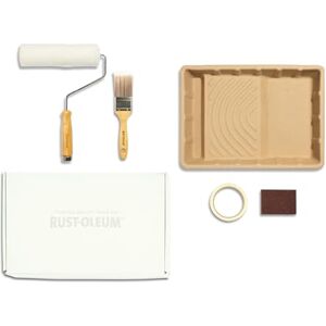 Rust-Oleum Ready to Roll Eco Paint Kit (Large) Garden Matt Paint 2.5L Elegant Whites Rust-Oleum Ready to Roll Eco Paint Kit (Large) Garden Matt Paint 2.5L Elegant Whites