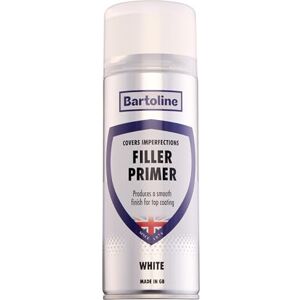 Bartoline Filler Primer White Spray Paint 400ml Matt Finish Multi-Surface Primer and Filler for Wood, Metal, Plastic Fills Scratches, Chips and Dents – Fast-Drying, High-Coverage Bartoline Filler Primer White Spray Paint 400ml Matt Finish Multi-Surface Primer and Filler for Wood, Metal, Plastic Fills Scratches, Chips and Dents – Fast-Drying, High-Coverage