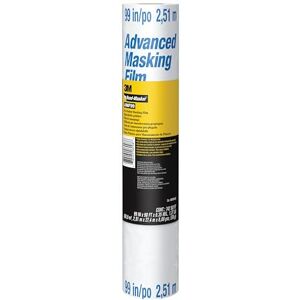 3M Hand-Masker Advanced Masking Film, Transparent 1 Roll 251 cm x 27,4m Protects Surfaces from Paint Splatters 3M Hand-Masker Advanced Masking Film, Transparent 1 Roll 251 cm x 27,4m Protects Surfaces from Paint Splatters