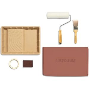Rust-Oleum Ready to Roll Eco Paint Kit (Large) Garden Satin Paint 2.5L Fiery Shades Rust-Oleum Ready to Roll Eco Paint Kit (Large) Garden Satin Paint 2.5L Fiery Shades