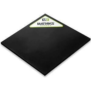MATNIKS Rubber Sheet, Heavy Duty, High Grade 60A, Neoprene Black, 12x12-Inch by 1/4-inch Thick (+/- 5%) for Plumbing, Gaskets DIY Material, Supports, Leveling, Sealing, Bumpers, Protection, Abrasion, Flooring MATNIKS Rubber Sheet, Heavy Duty, High Grade 60A, Neoprene Black, 12x12-Inch by 1/4-inch Thick (+/- 5%) for Plumbing, Gaskets DIY Material, Supports, Leveling, Sealing, Bumpers, Protection, Abrasion, Flooring