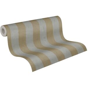 Livingwalls Anna D'Andrea Striped Non-Woven Wallpaper 10,05 m x 0,53 m Brown, Grey Striped Wallpaper 782262 Livingwalls Anna D'Andrea Striped Non-Woven Wallpaper 10,05 m x 0,53 m Brown, Grey Striped Wallpaper 782262