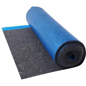 VEVOR Floor Underlayment 18.6 m²/Roll, 3 mm Thick Laminate Flooring Padding with Attached Vapor Barrier, Heavy Duty Fiber + PE Film, Soundproofing & Noise Reduction, Ideal for Vinyl Wood Flooring VEVOR Floor Underlayment 18.6 m²/Roll, 3 mm Thick Laminate Flooring Padding with Attached Vapor Barrier, Heavy Duty Fiber + PE Film, Soundproofing & Noise Reduction, Ideal for Vinyl Wood Flooring