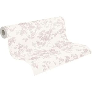 A.S. Création Floral Wallpaper White Pink Wall Wallpaper 395481 High-Quality Non-Woven Wallpaper for Various Living Rooms 10.05 m x 0.53 m Made in Germany A.S. Création Floral Wallpaper White Pink Wall Wallpaper 395481 High-Quality Non-Woven Wallpaper for Various Living Rooms 10.05 m x 0.53 m Made in Germany