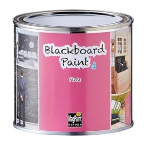 MagPaint Blackboard Paint for Walls, Bedroom, Office, Kitchen, Playroom, Classroom, DIY and Renovation 0.5 Litre 5sqm Coverage Pink MagPaint Blackboard Paint for Walls, Bedroom, Office, Kitchen, Playroom, Classroom, DIY and Renovation 0.5 Litre 5sqm Coverage Pink