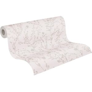 A.S. Création Floral Light Pink Light Grey Wallpaper 395461 High-Quality Non-Woven Wallpaper for Bedroom 10.05 m x 0.53 m Made in Germany A.S. Création Floral Light Pink Light Grey Wallpaper 395461 High-Quality Non-Woven Wallpaper for Bedroom 10.05 m x 0.53 m Made in Germany