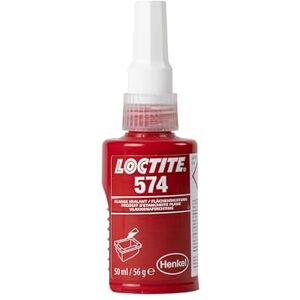 Loctite 574, High Strength Adhesive Sealant for Firmly Bonded Gaskets, Oil-, Glycol- and Water-Resistant Sealant for Sealing Flanges and Reliable Gasketing, 50ml Loctite 574, High Strength Adhesive Sealant for Firmly Bonded Gaskets, Oil-, Glycol- and Water-Resistant Sealant for Sealing Flanges and Reliable Gasketing, 50ml