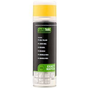 Autotek Professional Exact Match Car Spray Paint, Landrover Inca Yellow Aerosol Spray, 300 ml Autotek Professional Exact Match Car Spray Paint, Landrover Inca Yellow Aerosol Spray, 300 ml