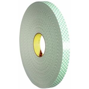 3M 4026 Double Coated Urethane Foam Tapes, 25 mm x 33 m, 1.6 mm, Beige, Pack of 9 3M 4026 Double Coated Urethane Foam Tapes, 25 mm x 33 m, 1.6 mm, Beige, Pack of 9