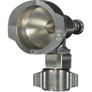 3M PPS 2.0 Spray Gun Adapter #S45, 26140, 1/4 Inch Female R-Angle, 19 Thread BSP, Connects Select Iwata Paint Gun to PPS 2.0 Paint Spray System, 1 Pack, SILVER 3M PPS 2.0 Spray Gun Adapter #S45, 26140, 1/4 Inch Female R-Angle, 19 Thread BSP, Connects Select Iwata Paint Gun to PPS 2.0 Paint Spray System, 1 Pack, SILVER