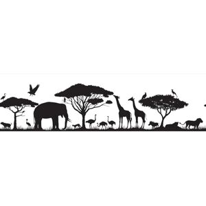 AG Design Self-Adhesive Border Safari, AWB 8268, Waterproof Decoration for Walls, Furniture, Wallpaper, Wall Coverings and Doors, Film, Multicoloured, Width 500 cm x Height 13.8 cm AG Design Self-Adhesive Border Safari, AWB 8268, Waterproof Decoration for Walls, Furniture, Wallpaper, Wall Coverings and Doors, Film, Multicoloured, Width 500 cm x Height 13.8 cm