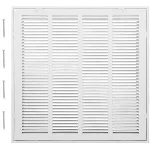 VEVOR Return Air Filter Grille, Fits W20 x H20 Inch Duct Opening, Filter Not Included, Return Air Vent Cover for Wall, Powder-Coated Steel Return Air Grill Detachable Face/Door for 1 inch Filters VEVOR Return Air Filter Grille, Fits W20 x H20 Inch Duct Opening, Filter Not Included, Return Air Vent Cover for Wall, Powder-Coated Steel Return Air Grill Detachable Face/Door for 1 inch Filters