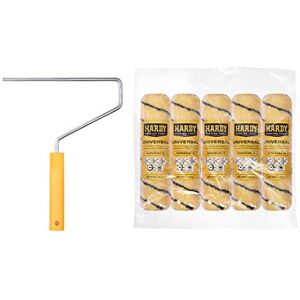 HARDY WORKING TOOLS A0180-516000 Paint Rollers Polyester Pile Height 13 mm Length 18 cm Diameter 48 mm Black/Yellow HARDY WORKING TOOLS A0180-516000 Paint Rollers Polyester Pile Height 13 mm Length 18 cm Diameter 48 mm Black/Yellow