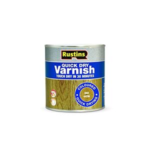 Rustins Quick Dry Varnish Oak 250ml