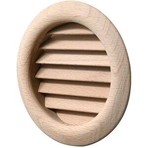La Ventilazione Ventilation Grille LGRS100F Round Beech Wood Recessed Ventilation Grille Diameter 110mm La Ventilazione Ventilation Grille LGRS100F Round Beech Wood Recessed Ventilation Grille Diameter 110mm