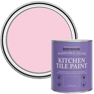 Rust-Oleum Pink Water-Resistant Kitchen Tile Paint in Gloss Finish My Husband Said No 750ml Rust-Oleum Pink Water-Resistant Kitchen Tile Paint in Gloss Finish My Husband Said No 750ml