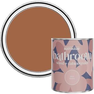 Rust-Oleum Mould, Mildew & Stain Resistant Bathroom Wood and Cabinet Paint in Matt Finish Cinnamon 750ml Rust-Oleum Mould, Mildew & Stain Resistant Bathroom Wood and Cabinet Paint in Matt Finish Cinnamon 750ml