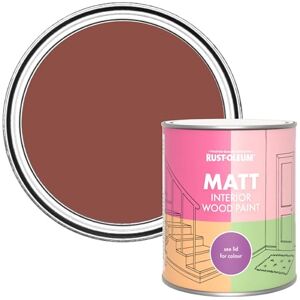 Rust-Oleum Red Interior Wood Paint in Matt Finish Fire Brick 750ml Rust-Oleum Red Interior Wood Paint in Matt Finish Fire Brick 750ml