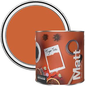 Rust-Oleum Colours Matt Emulsion Wall and Ceiling Paint Tiger Tea 2.5L Rust-Oleum Colours Matt Emulsion Wall and Ceiling Paint Tiger Tea 2.5L