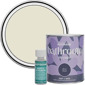 Rust-Oleum Beige Water-Resistant Bathroom Tile Paint in Gloss Finish Oyster 750ml Rust-Oleum Beige Water-Resistant Bathroom Tile Paint in Gloss Finish Oyster 750ml
