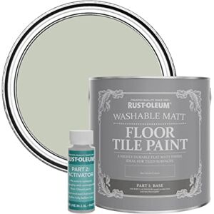 Rust-Oleum Green Washable Matt Floor Tile Paint Aloe 2.5L Rust-Oleum Green Washable Matt Floor Tile Paint Aloe 2.5L