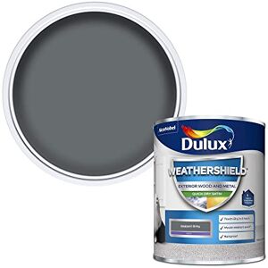 Dulux Weather Shield Quick Dry Satin Paint, 750 ml Gallant Grey Dulux Weather Shield Quick Dry Satin Paint, 750 ml Gallant Grey