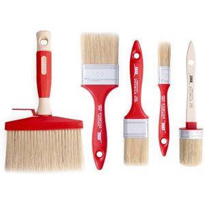 PENNELLIFICIO 2000 Set of 5 Paint Brushes, DIY, Brushes, Plafone, Oval Brush, Paint Kit, for General Uses and Small Works – Made in Italy PENNELLIFICIO 2000 Set of 5 Paint Brushes, DIY, Brushes, Plafone, Oval Brush, Paint Kit, for General Uses and Small Works – Made in Italy