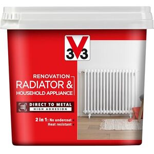 V33 Renovation Radiator & Household Appliance Paint Loft Grey 750ml V33 Renovation Radiator & Household Appliance Paint Loft Grey 750ml