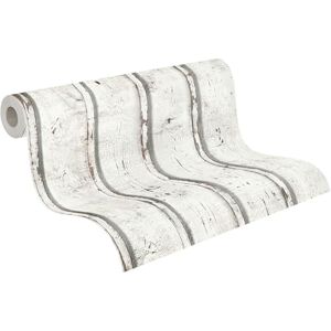 A.S. Création A.S. Creation 95370-1 10.05 x 0.53 m Wood Effect Wallpaper Cream A.S. Création A.S. Creation 95370-1 10.05 x 0.53 m Wood Effect Wallpaper Cream