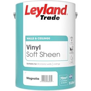 Leyland Trade Soft Sheen Emulsion Paint Magnolia 5L Leyland Trade Soft Sheen Emulsion Paint Magnolia 5L