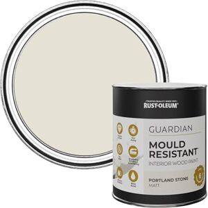 Rust-Oleum Beige Guardian Mould Resistant Interior Wood Paint in Matt Finish Portland Stone 750ml Rust-Oleum Beige Guardian Mould Resistant Interior Wood Paint in Matt Finish Portland Stone 750ml