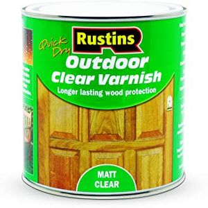 Rustins Quick Dry Outdoor Clear Varnish Matt - Varnish Rustins Quick Dry Outdoor Clear Varnish Matt - Varnish
