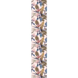 Ambiance Sticker Pre-Pasted Non-Woven Wallpaper Roll Tropical Pink Banana Leaves and Paradise Flowers Decorative Adhesive – 1 Roll H300 x W60 cm Ambiance Sticker Pre-Pasted Non-Woven Wallpaper Roll Tropical Pink Banana Leaves and Paradise Flowers Decorative Adhesive – 1 Roll H300 x W60 cm