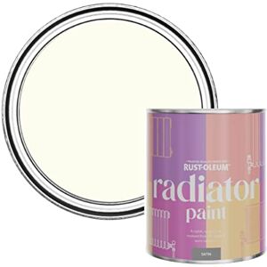 Rust-Oleum White Heat Resistant Radiator Paint in Satin Finish Porcelain 750ml Rust-Oleum White Heat Resistant Radiator Paint in Satin Finish Porcelain 750ml