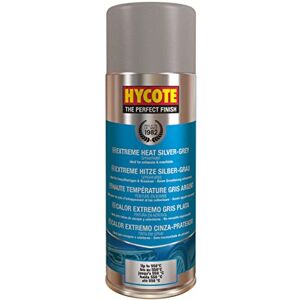 Hycote Fast Drying Extreme Heat Aerosol Car Spray Paint, Silver Grey, 400 ml Hycote Fast Drying Extreme Heat Aerosol Car Spray Paint, Silver Grey, 400 ml