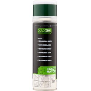 Autotek Professional Exact Match Car Spray Paint, Landrover Brooklands Green Aerosol Spray, 300 ml Autotek Professional Exact Match Car Spray Paint, Landrover Brooklands Green Aerosol Spray, 300 ml
