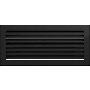 KRATKI ventilation grille fireplace grille FRESH 17cm x 37cm black KRATKI ventilation grille fireplace grille FRESH 17cm x 37cm black