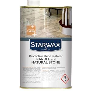 STARWAX Protective Shine Restorer for Marble and Natural Stone Protects and Shines Anti-Stain Long-Lasting Effect Non-Slip 1L Approx. 30m² STARWAX Protective Shine Restorer for Marble and Natural Stone Protects and Shines Anti-Stain Long-Lasting Effect Non-Slip 1L Approx. 30m²