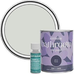Rust-Oleum Grey Water-Resistant Bathroom Tile Paint in Gloss Finish Winter Grey 750ml Rust-Oleum Grey Water-Resistant Bathroom Tile Paint in Gloss Finish Winter Grey 750ml