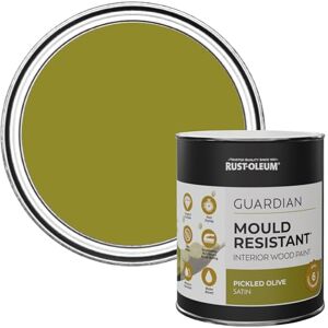 Rust-Oleum Green Guardian Mould Resistant Interior Wood Paint in Satin Finish Pickled Olive 750ml Rust-Oleum Green Guardian Mould Resistant Interior Wood Paint in Satin Finish Pickled Olive 750ml