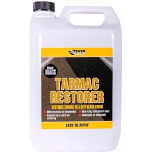 Everbuild Tarmac Restorer – Restores Tarmac To A Deep Black Finish – High-Performance Surface Coating – Quick-Drying – Black – 5 Litre Everbuild Tarmac Restorer – Restores Tarmac To A Deep Black Finish – High-Performance Surface Coating – Quick-Drying – Black – 5 Litre