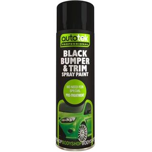 Autotek Professional Spray Paint, Black Bumper & Trim, 500 ml Autotek Professional Spray Paint, Black Bumper & Trim, 500 ml