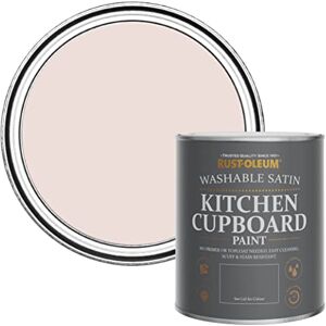 Rust-Oleum Pink Scrubbable Kitchen Cupboard Paint in Satin Finish Elbow Beach 750ml Rust-Oleum Pink Scrubbable Kitchen Cupboard Paint in Satin Finish Elbow Beach 750ml