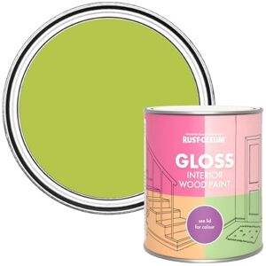 Rust-Oleum Green Interior Wood Paint in Gloss Finish Key Lime 750ml Rust-Oleum Green Interior Wood Paint in Gloss Finish Key Lime 750ml