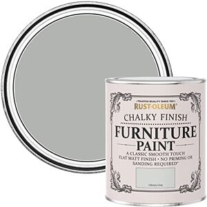 Rust-Oleum Grey Upcycled Furniture Paint in Chalky Finish Library Grey 750ml Rust-Oleum Grey Upcycled Furniture Paint in Chalky Finish Library Grey 750ml